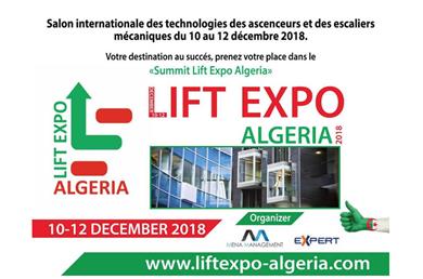 LiftExpo Cezayir Asansör Fuarı.